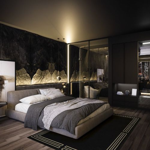 trendy bedroom rugs Dubai