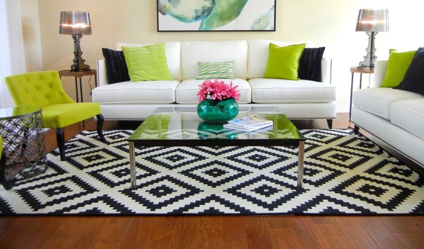 Draw Inspiration From The Rug’s Colors