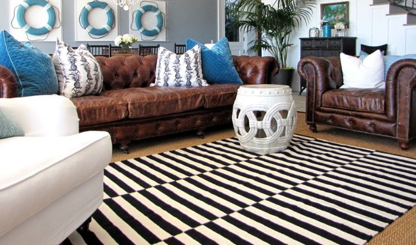 Striped Rugs for living room