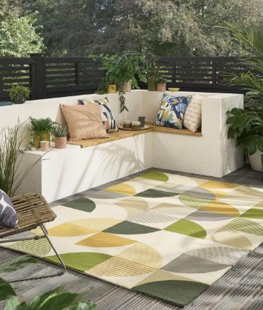 square shape outdoor rugs